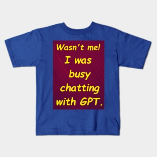 CHATGPT JOKE Kids T-Shirt